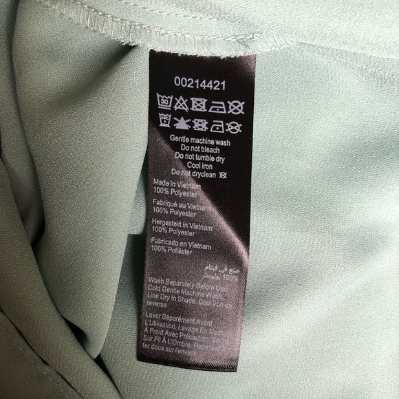 NWT CITY CHIC Sexy Fling Elbow Sleeve Top in Seafoam Size XS/14 - Picture 9 of 9